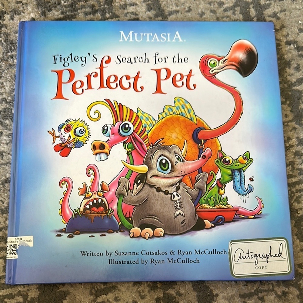 Figley's Search for the Perfect Pet Book - Blue Cover